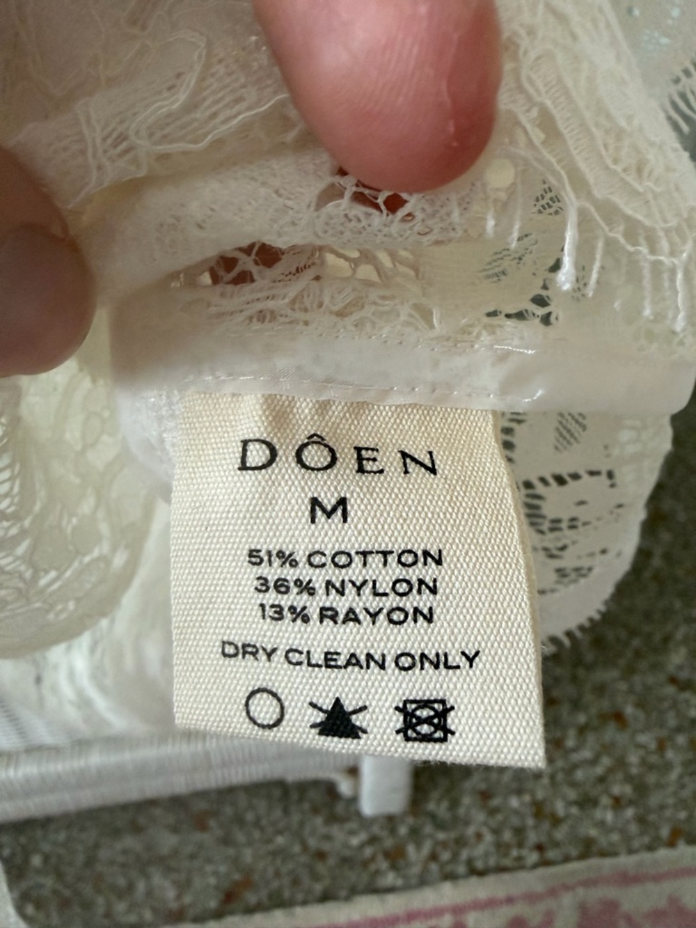 Doen - NWT Fleurance top in Salt - Medium - Picture 9 of 10
